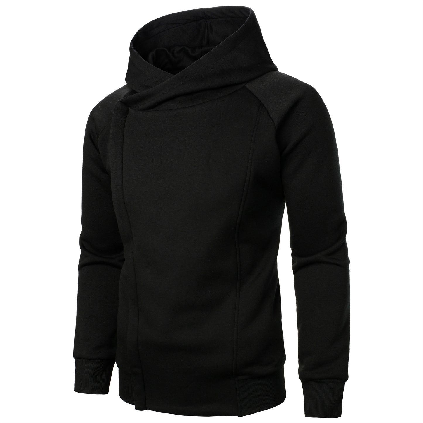 Side Zipper Hooded Sweater