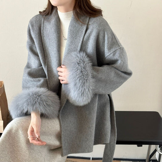 Reversible Cashmere Coat