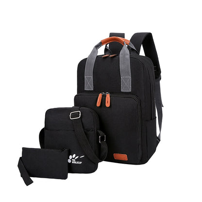 Three-Piece Usb Computer Backpack