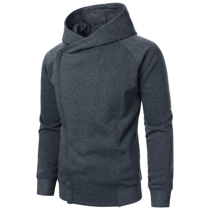 Side Zipper Hooded Sweater