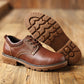 Thick-Soled Casual Leather Lace-up Shoes