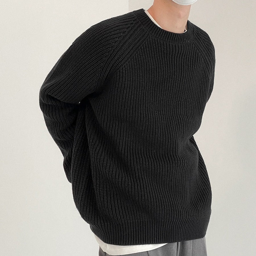 Loose And Lazy Style Thickened Sweater