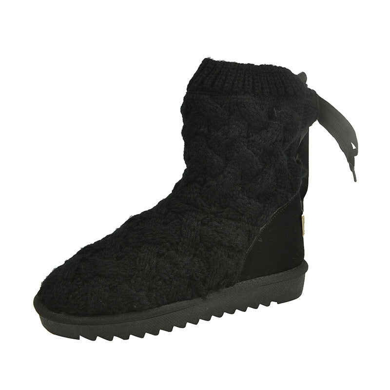 Strap Round Toe Boot