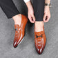 British Pointed Toe Leather Shoes