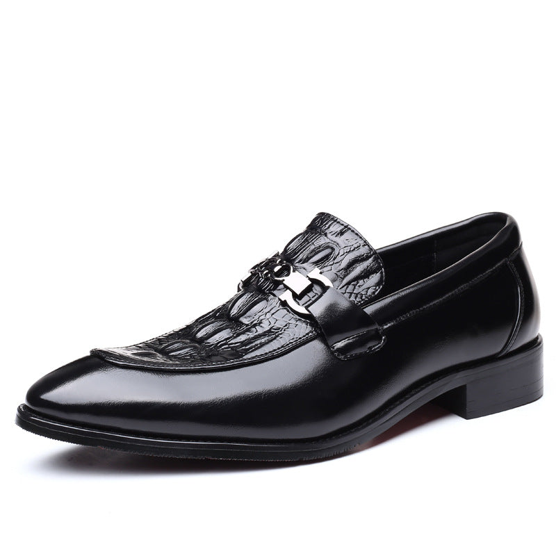 British Pointed Toe Leather Shoes