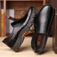 Strapless Black Leather Soft Sole Shoes