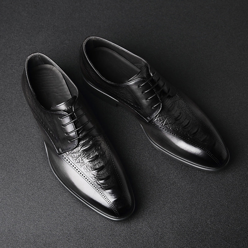 Carved Hollow Business Shoes