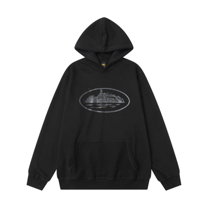 Printed Hooded Hoodie