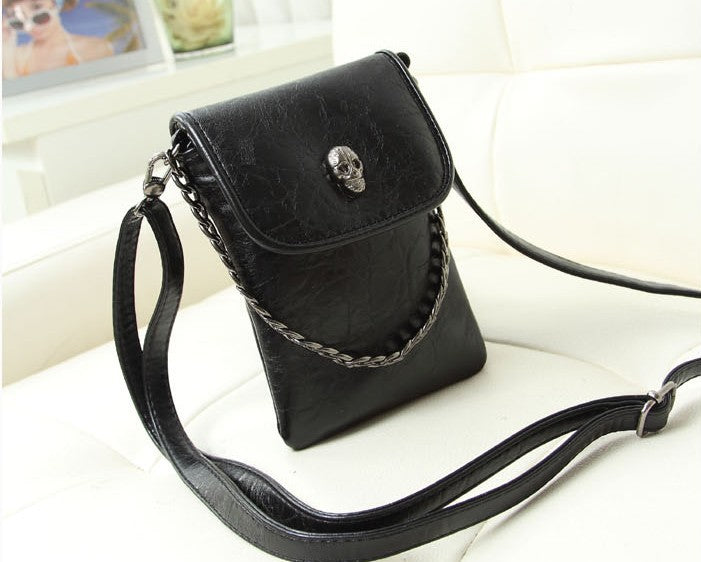 Chain diagonal coin purse