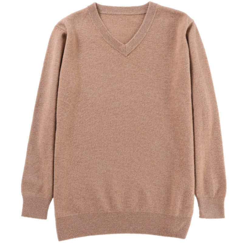 V-neck Long Sleeved  Sweater