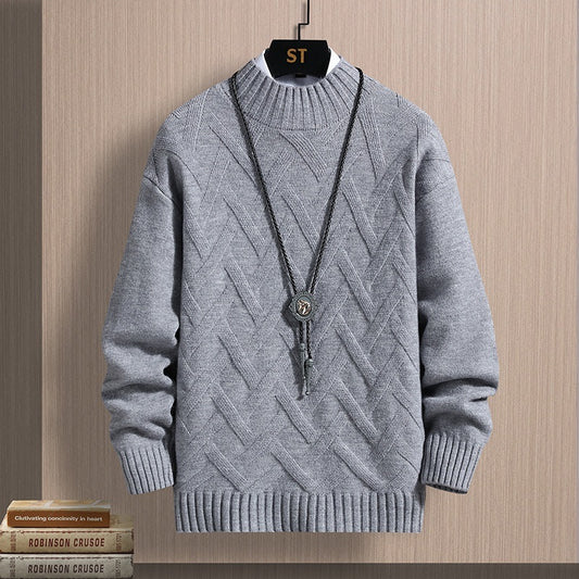 Autumn Middle-collar Pullover