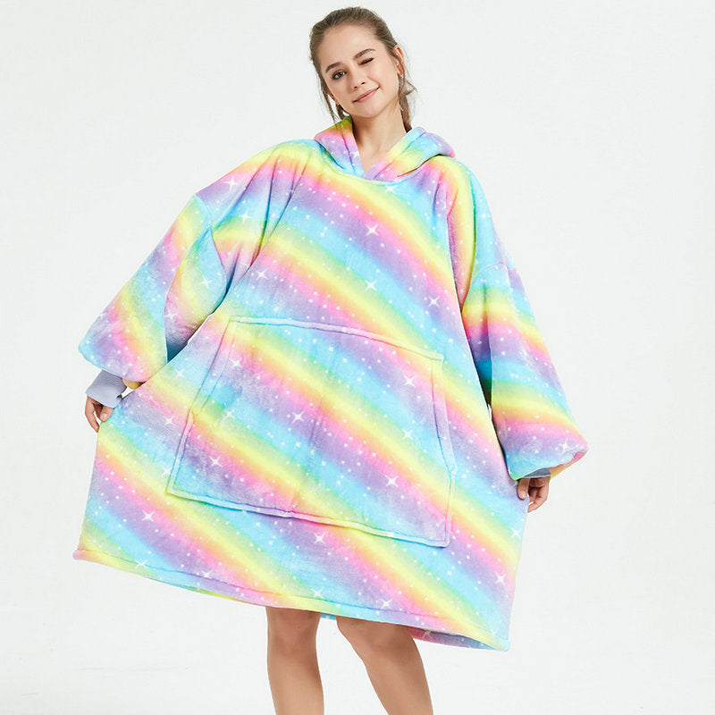 Ovesized Wearable Blanket Hoodie