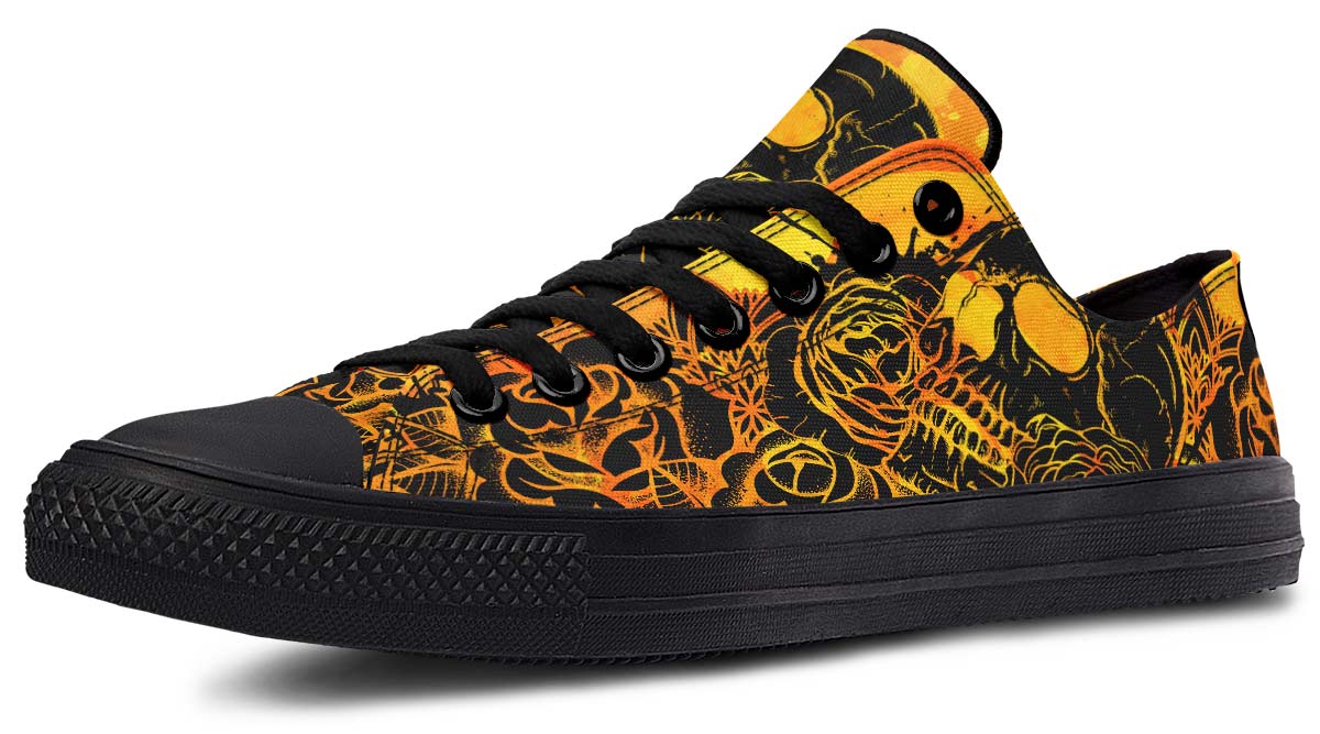 Printed Couple High Top Canvas Shoes