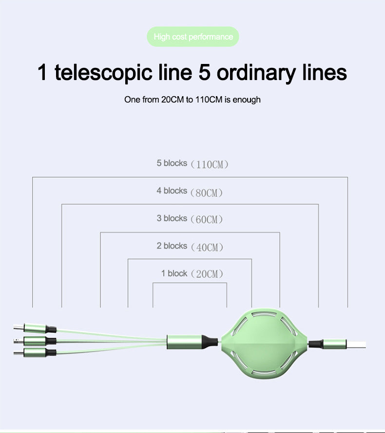 Three-in-one Flexible And Fast Charging charger