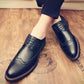 Breathable British leather shoes