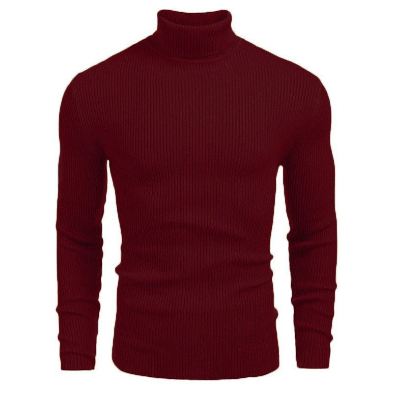 Slim-fit Turtleneck Long-sleeved Sweater