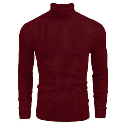 Slim-fit Turtleneck Long-sleeved Sweater