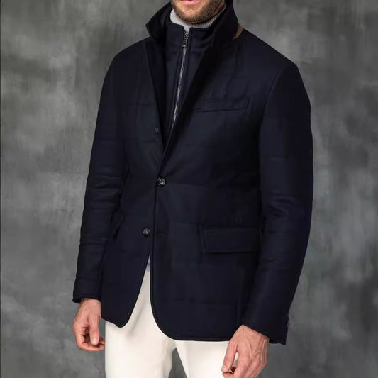 Collar Button Versatile Suit Jacket