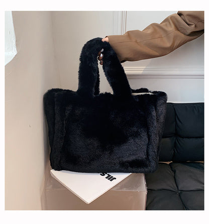 Chain Plush Handbag