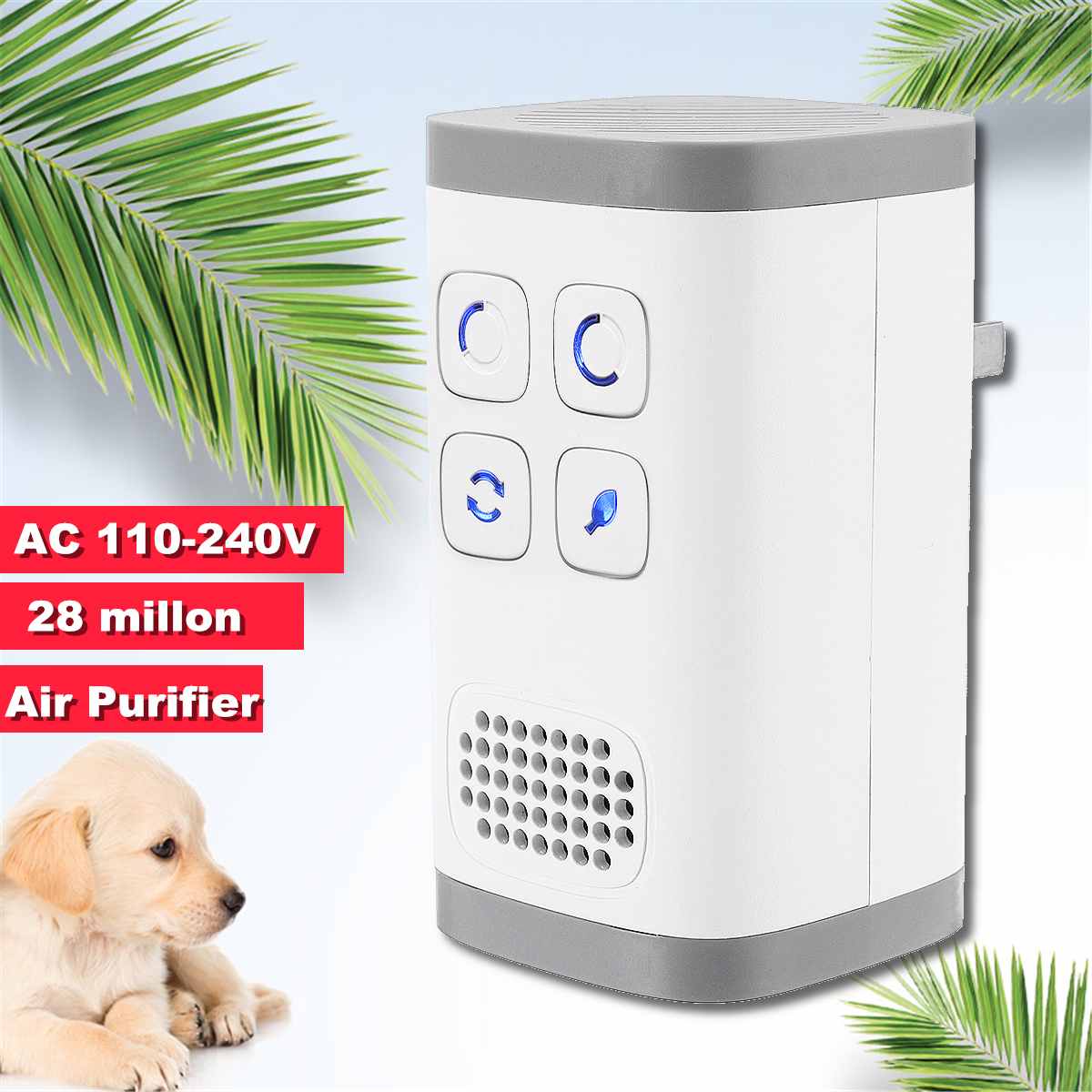 Household ozone disinfection air purifier