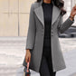 Slim-Fit Lapel Coat