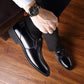 Breathable leather shoes