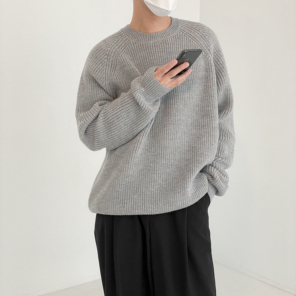 Loose And Lazy Style Thickened Sweater