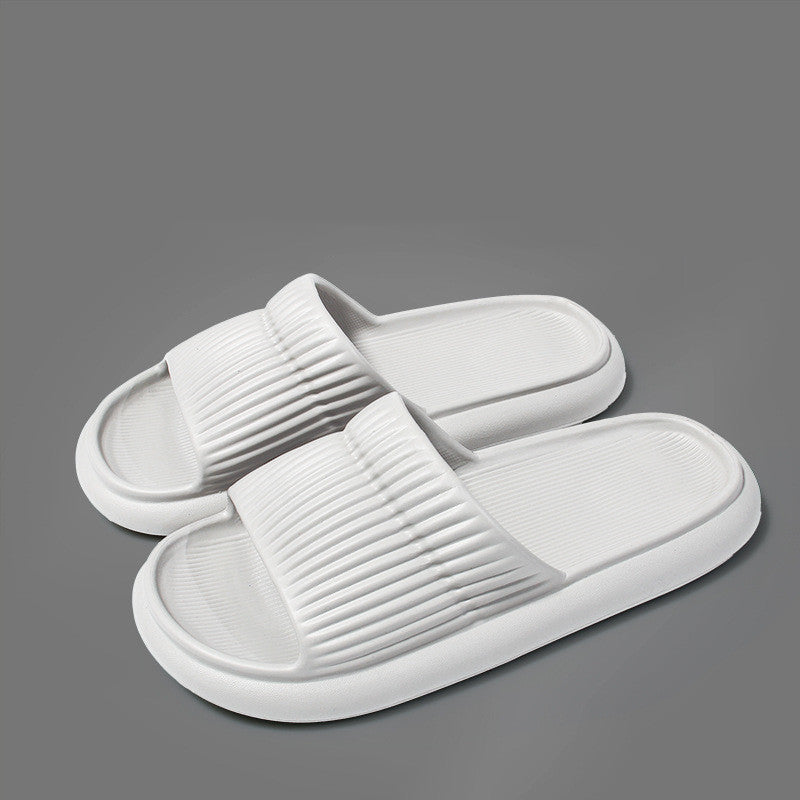 Solid Striped Design Home Slipper