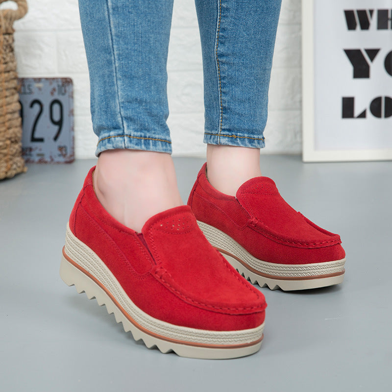 Thick-soled Flat Shoes