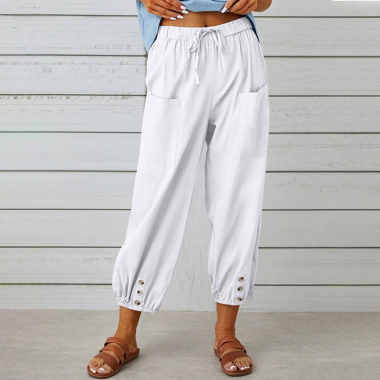 Drawstring Tie Pants