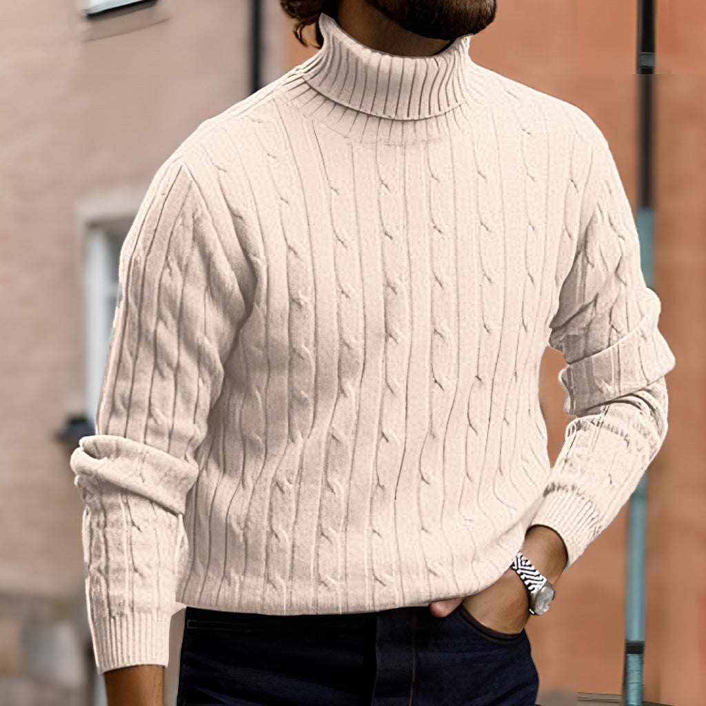 Turtleneck Long Sleeve Casual Sweater