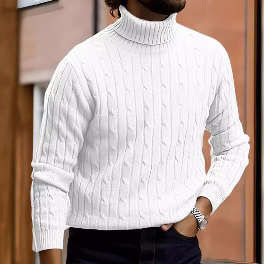 Turtleneck Long Sleeve Casual Sweater