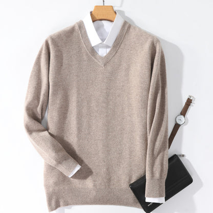 V-neck Long Sleeved  Sweater