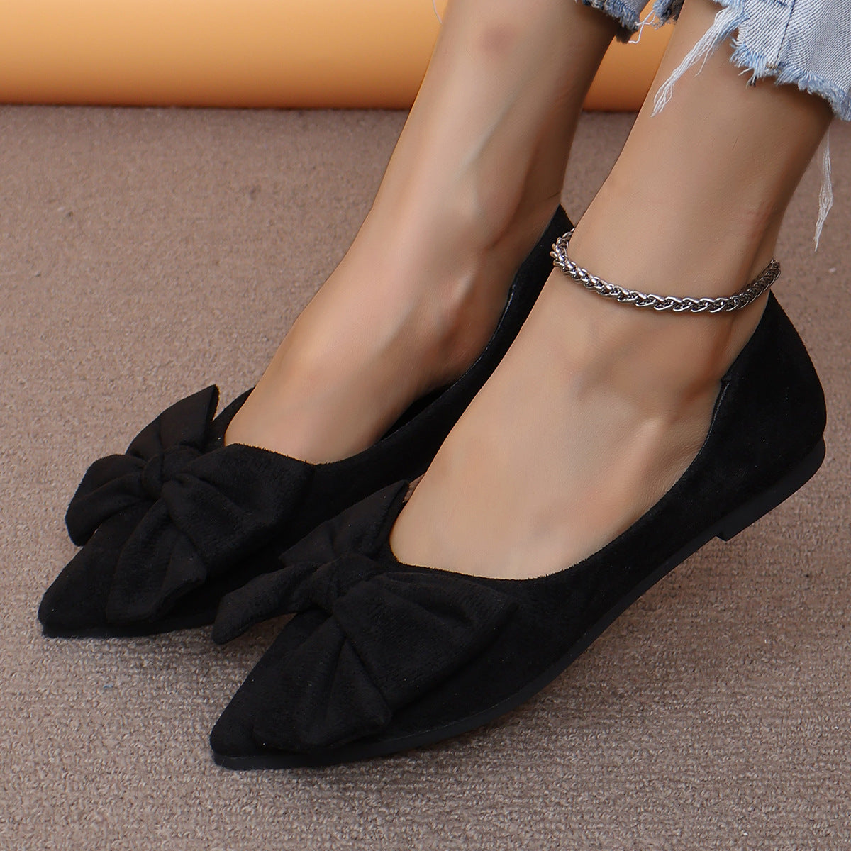 Big Bow Flat Shoes