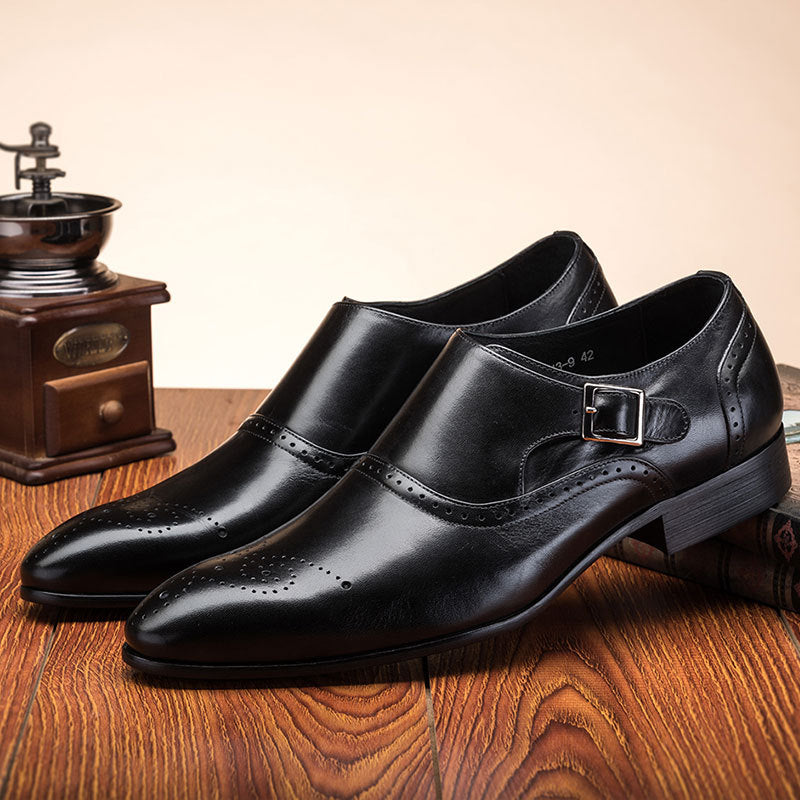 Brock business casual leather shoes