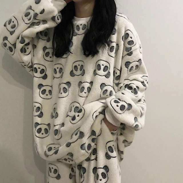 Cartoon Print Pajamas Sets