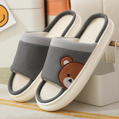 Cute Cartoon Bear Slippers