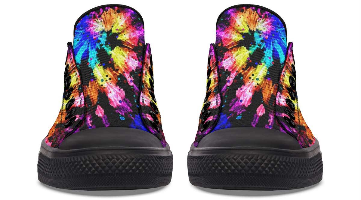 Printed High Top Canvas Shoes