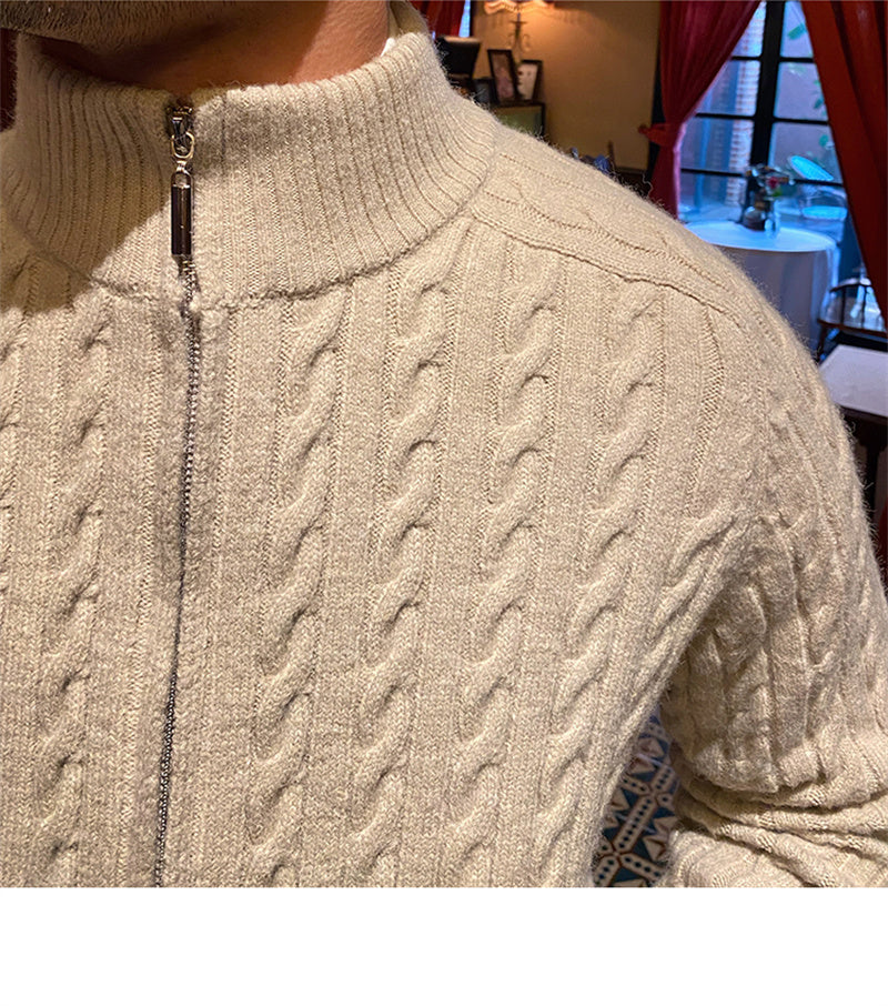 Stand Collar Warm Sweater