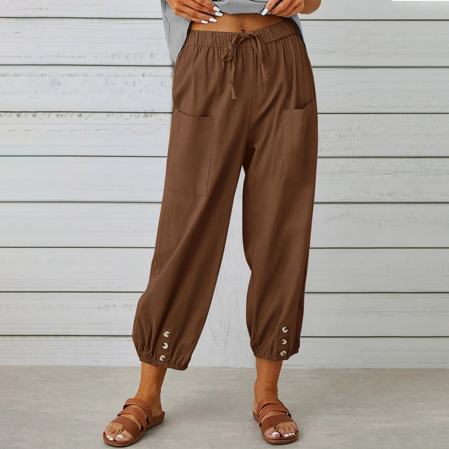 Drawstring Tie Pants