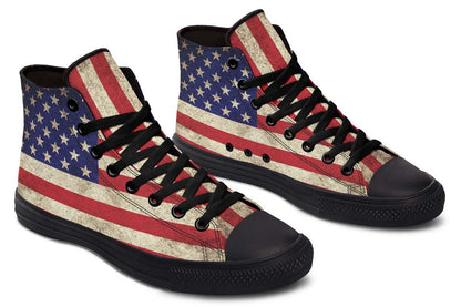 Colorful High-top Canvas Shoes