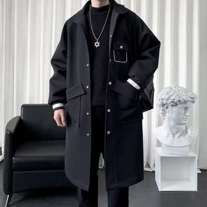 Mid-length Temperament Overcoat