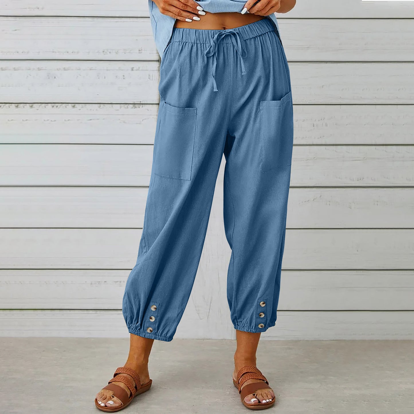 Drawstring Tie Pants