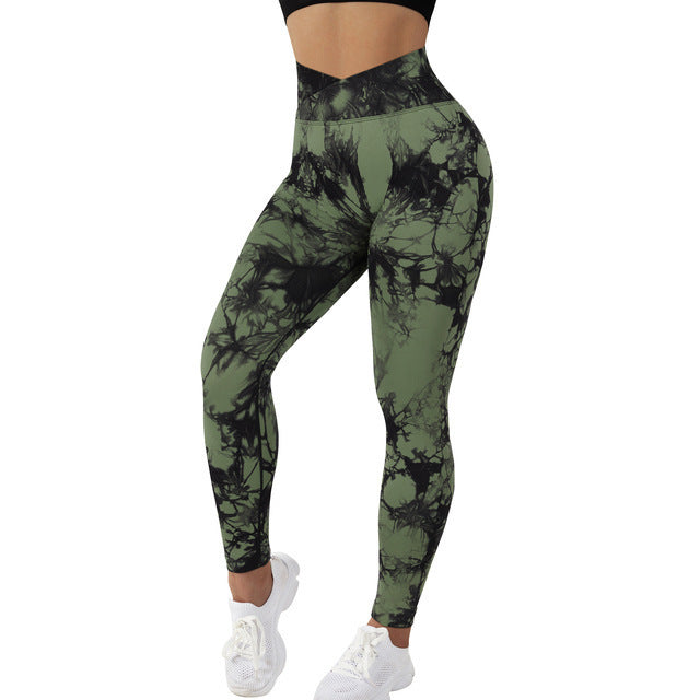 Seamless Tie Dye Leggings