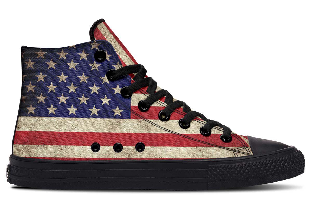 Colorful High-top Canvas Shoes