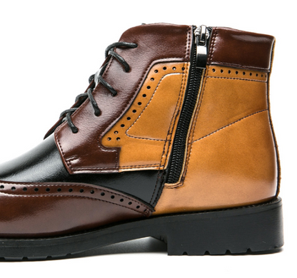 High-top Leather Shoes