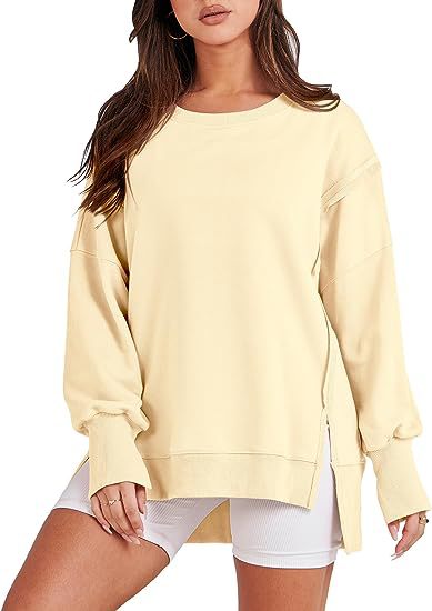 Solid Oversized Sweatshirt