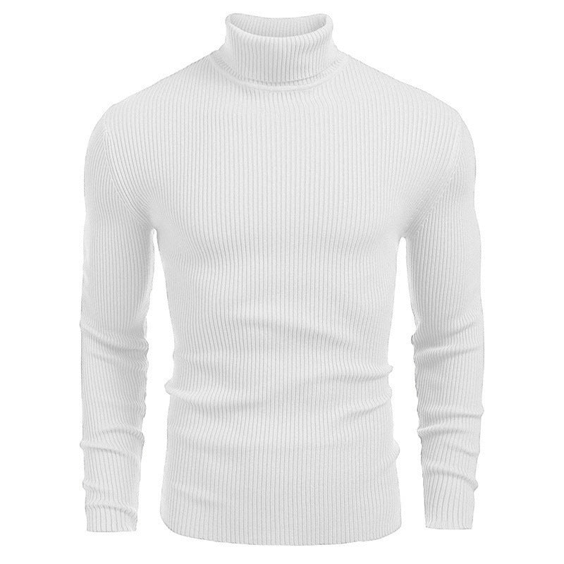 Slim-fit Turtleneck Long-sleeved Sweater