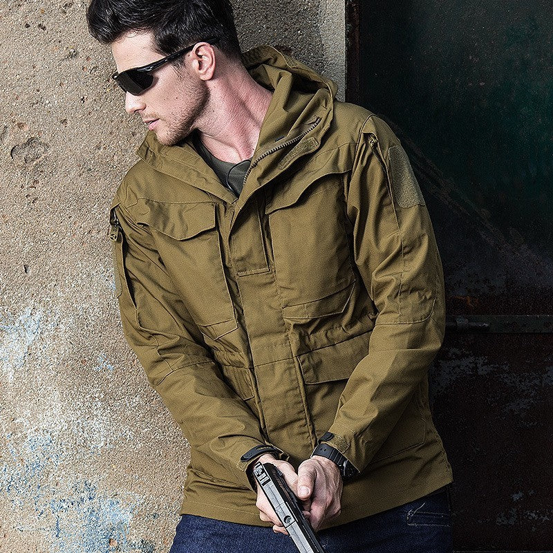 Windproof Mid-length Trench Coat