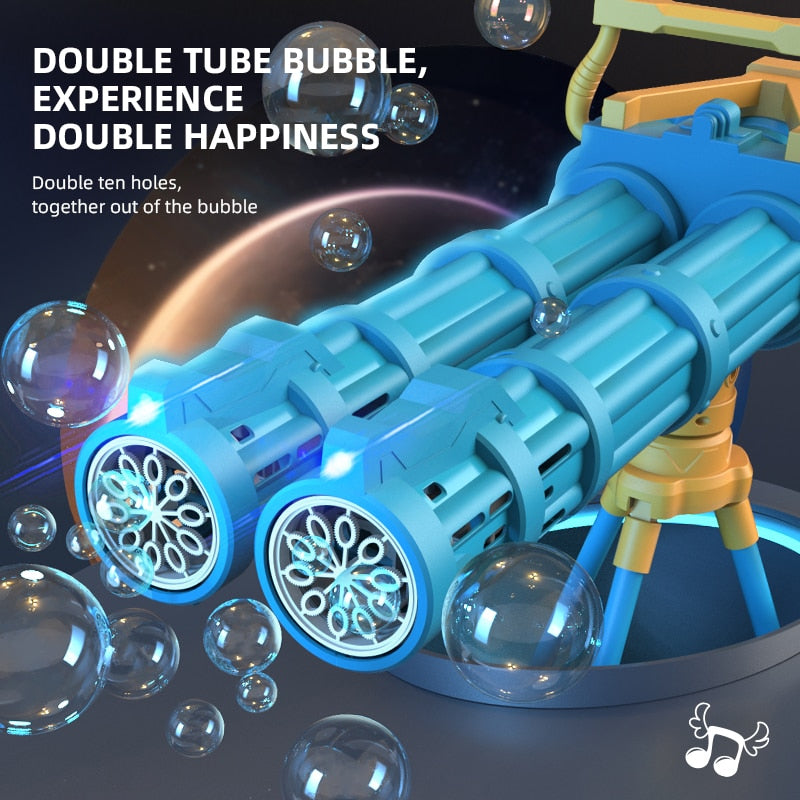 Super Big Double-Tube Bubble Gun